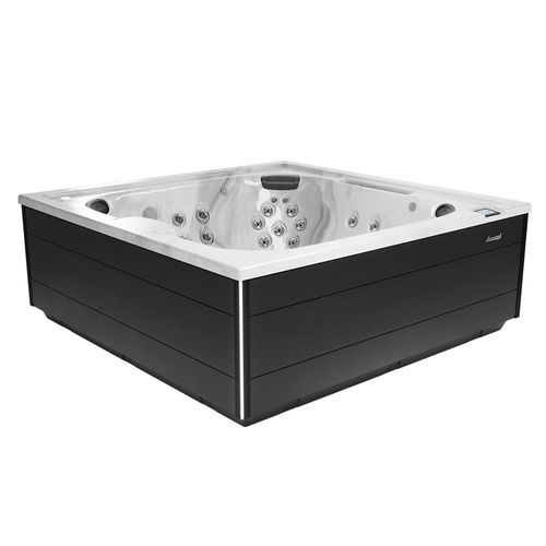 地上水疗浴缸 - J408&trade; - JACUZZI - 正方形 / 7人座 / 丙烯塑料