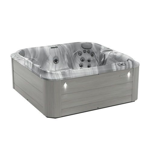地上水疗浴缸 - J-285&trade; - JACUZZI - 正方形 / 7人座 / 丙烯塑料
