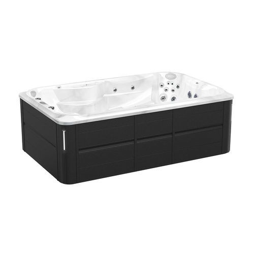 地上游泳浴缸 - J-12 FLOW&trade; - JACUZZI - 长方形 / 8人座 / 丙烯塑料