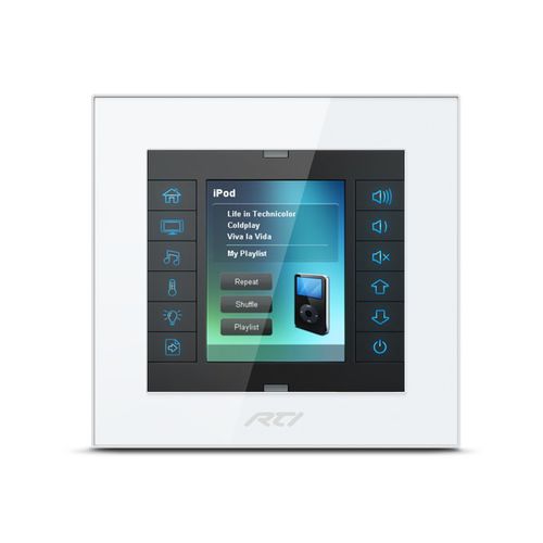 智能家居音频系统触摸屏 - KX2 - Remote Technologies Incorporated (RTI) - 用于多媒体系统 / 壁挂