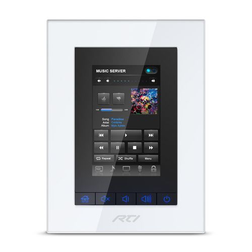 会议桌触摸屏 - KX3 - Remote Technologies Incorporated (RTI) - 用于多功能智能家居安装 / 安全防护型 / 壁挂
