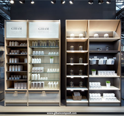 壁挂陈列架 - M32 FRAME - GIBAM SHOPS SPA - 木质 / 用于商店
