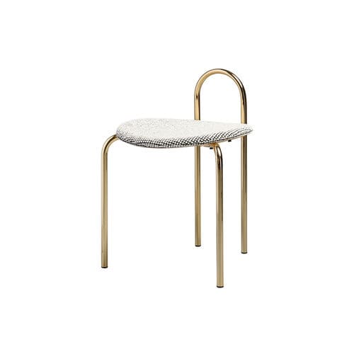 现代风格凳子 - MICHELLE - SP01 design - 白蜡木 / 模压胶合板 / 钢座桌脚