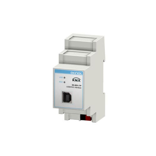 行人桥接口模块 - EK-BD1-TP - ekinex® - DIN导轨 / KNX / USB