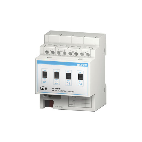 二进制输出接口模块 - EK-FA1-TP - ekinex® - DIN导轨 / KNX
