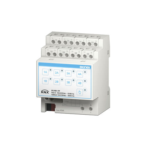 KNX风门致动器 - EK-FE1-TP - ekinex® - 卷帘百叶窗 / 威尼斯式 / DIN导轨