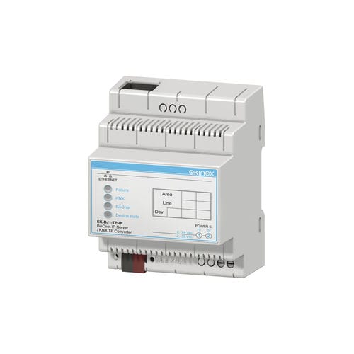 行人桥接口模块 - EK-BJ1-TP-IP - ekinex® - DIN导轨 / KNX / IP
