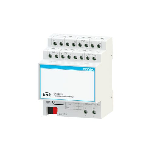 通风系统控制键盘 - EK-HB1-TP - ekinex® - 用于系统加热 / KNX