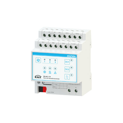 通风系统控制键盘 - EK-HC1-TP - ekinex® - 用于系统加热 / KNX