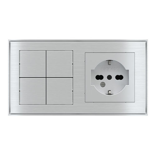 智能家居设备开关 - EK-E22-TP | EK-PWS-IT - ekinex® - 用于卷帘百叶窗 / 用于遮光帘 / 按钮式开关