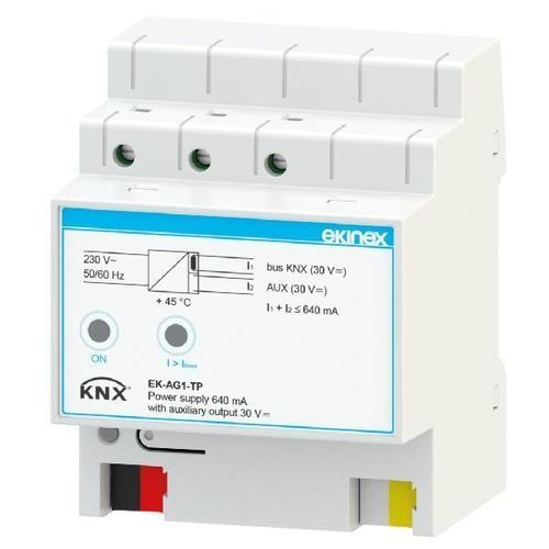 AC/DC电源 - EK-AG1-TP - ekinex® - DIN导轨 / 双输出 / 用于智能建筑系统