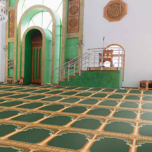 簇绒满铺地毯 - MOSQUE - Halbmond - 割绒 / 聚酰胺 / 商用