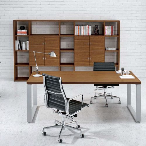 老板桌 - ARCHIMEDE : 1011 - Castellani.it srl - 现代风格 / 木质 / 钢