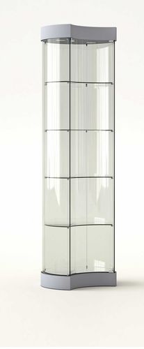 现代风格玻璃柜 - 209/ML - Castellani.it srl - 带脚 / 玻璃 / 栎木