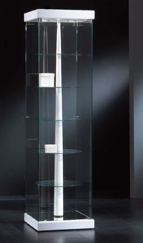 现代风格玻璃柜 - 5/G - Castellani.it srl - 带脚 / 玻璃 / 漆木
