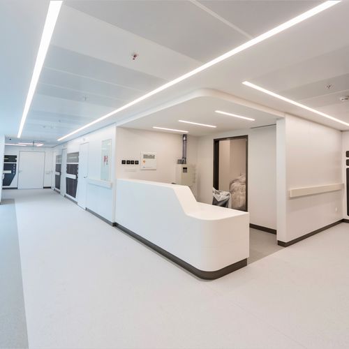 金属吊顶 - CLIP-IN CORRIDOR SYSTEMS - BUTEM METAL - 方砖 / 板式 / 用于无菌室