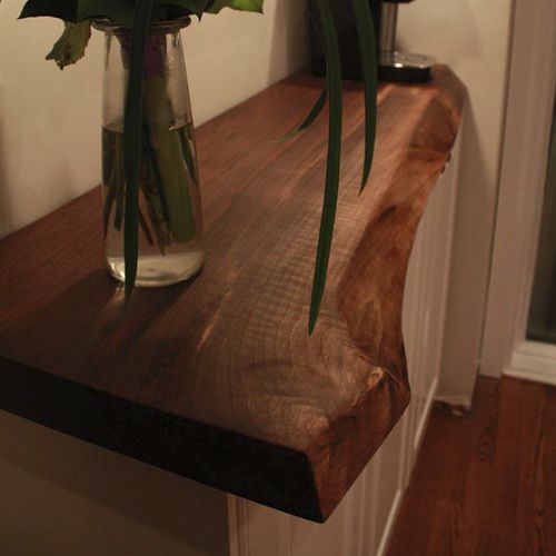 现代风格玄关桌 - LIVE EDGE - Bois & Design - 栎木 / 胡桃木 / 实木