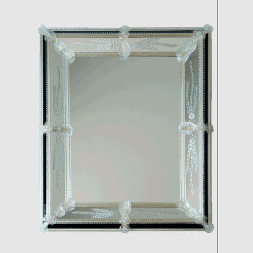 壁挂镜子 - Goldoniano - Murano Lux - 威尼斯风格 / 长方形 / 穆拉诺玻璃