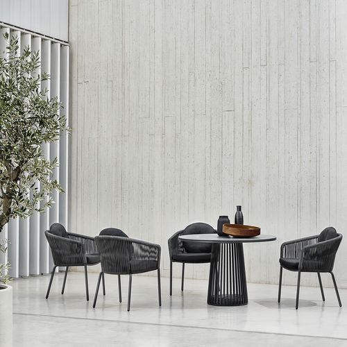 现代风格花园椅子 - LOOP Dining Chair - Solpuri - 户外 / 防水面料 / 合成纤维