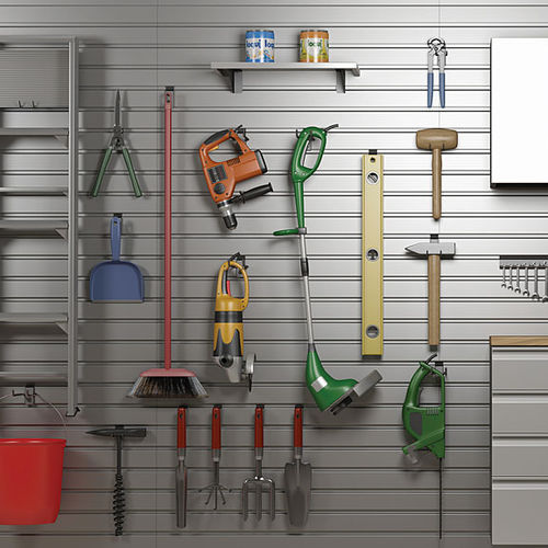 壁挂收纳系统 - Smartwall 600 1/6 - Organigator - garage organizing system - 现代风格 / 铝制 / 车库