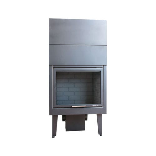 封闭式木壁炉 - FOCO 60 - Moretti Design Gruppo - 单面 / 金属