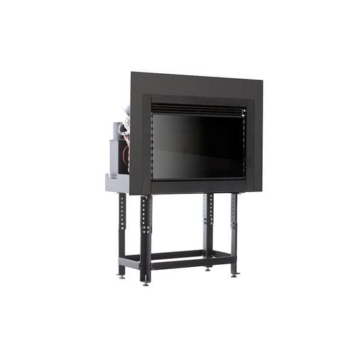 封闭式颗粒壁炉 - A10 SLOT - Moretti Design Gruppo - 单面 / 金属