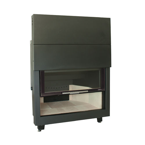 封闭式木壁炉 - TERMO 80  - Moretti Design Gruppo - 多燃料 / 单面 / 金属