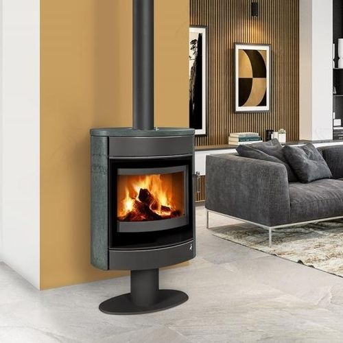 木材采暖炉 - SINEOS F SE - Storch Kamine GmbH - 0 - 5 kW / 5 kW...10 kW / 猫脚