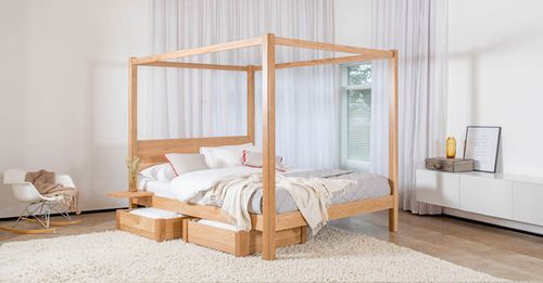 天篷床 - CLASSIC - Get Laid Beds - 双人 / 现代风格 / 边桌组合