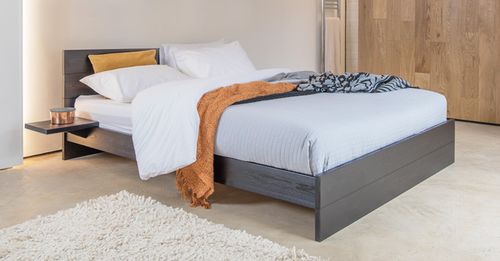 双人床 - ENKEL - Get Laid Beds - 现代风格 / 带床头板 / 边桌组合