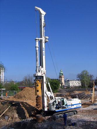 柴油机钻机 - SR-30 - SOILMEC S.P.A. - 旋转 / 潜孔 / 用于建筑工地