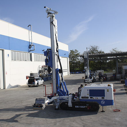 柴油机钻机 - SM-10GT  - SOILMEC S.P.A. - 用于建筑工地 / 履带式 / 地热
