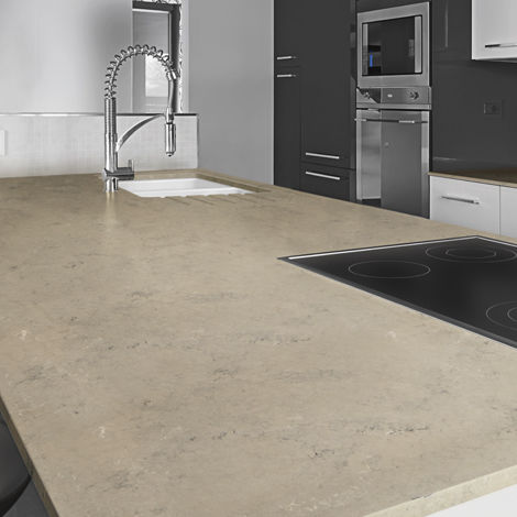 坚硬表面厨房台面 - DESERT ROCK - Minerva Work Surfaces - 厨房