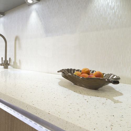 坚硬表面厨房台面 - COPPER FLECK - Minerva Work Surfaces - 厨房 / 白色