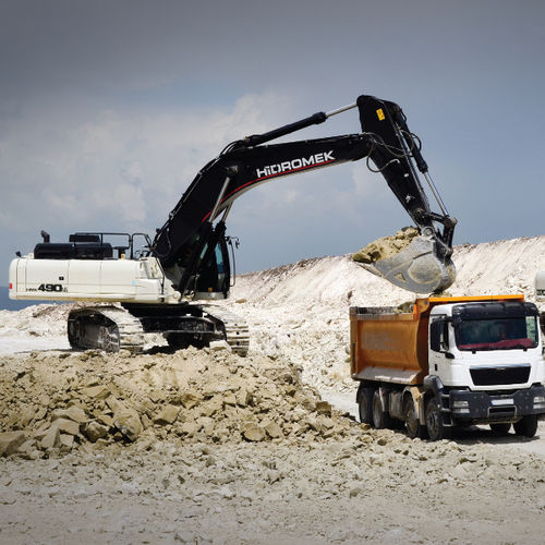 履带式挖土机 - HMK 490 LC HD  - HIDROMEK - 紧凑型 / 低油耗 / 人体工学