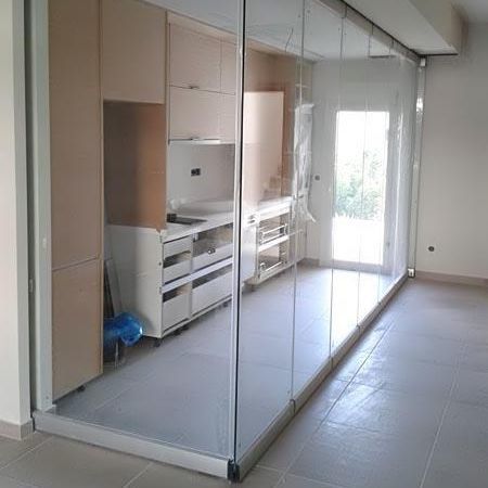 水晶空间隔断 - KALLITHEA - Atrio Glass Doors - 商用 / 室内
