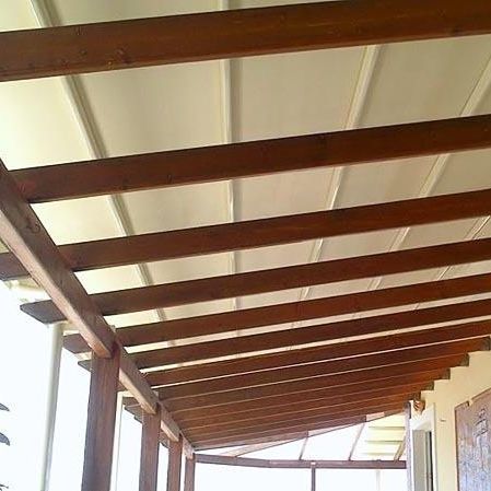 临墙凉棚架 - AT KASTELA - Atrio Glass Doors - 木质 / 金属 / 定制