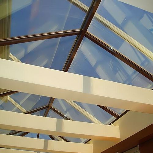 屋顶灯笼式天窗 - VOULA - Atrio Glass Doors - 双层玻璃 / 带天窗框 / 玻璃
