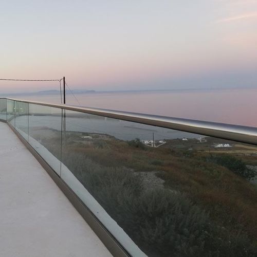 玻璃护栏 - IMEROVIGLI SANTORIN - Atrio Glass Doors - 户外 / 用于游泳池 / 落地式