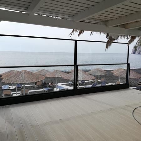 玻璃护栏 - KAMARI ​​SANTORIN - Atrio Glass Doors - 户外 / 用于阳台 / 用于露台