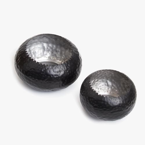 现代风格花瓶 - COAL - Aura London - 黄铜 / 黑色