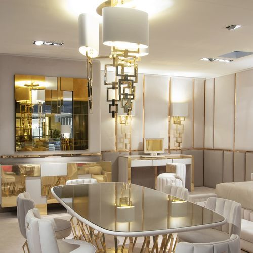 吊灯 - Signature - Fertini Casa - 金属 / 黄铜 / 丝绸
