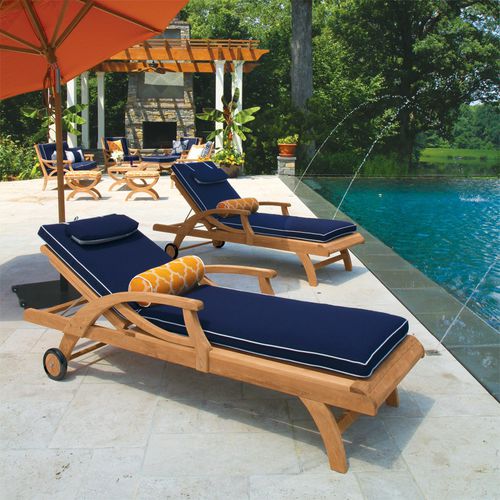日光浴躺椅 - FIORI® : 9803 - COUNTRY CASUAL TEAK