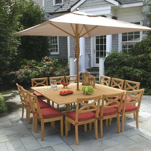 现代风格餐桌 - FIORI® : 9523 - COUNTRY CASUAL TEAK - 柚木 / 正方形 / 家用
