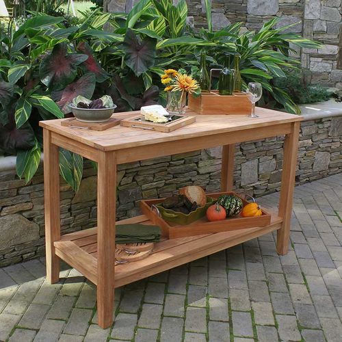 现代风格玄关桌 - BERWICK : 4814 - COUNTRY CASUAL TEAK - 柚木 / 长方形 / 家用