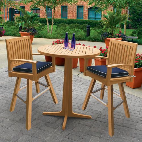 现代风格吧椅 - FOXHALL - COUNTRY CASUAL TEAK - 室内 / 柚木 / 椅垫可拆除