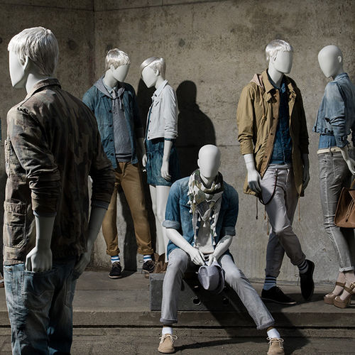 女模特模型 - CASUAL - HANS BOODT MANNEQUINS - 抽象风格 / 树脂 / 落座