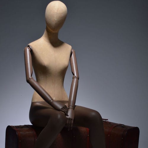 女模特模型 - VINTA - A2 MANNEQUIN - 复古风格 / 挠性