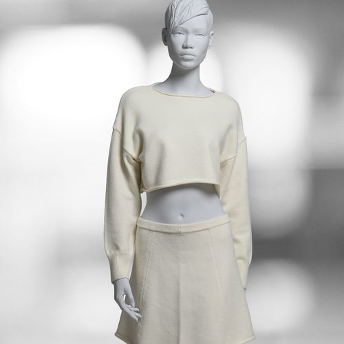 女模特模型 - 160 CITIZENS - WINDOW FRANCE - 时尚 / 落座 / 白色