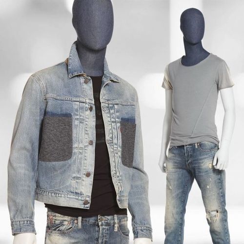 男模特模型 - 49 TAILOR MADE - WINDOW FRANCE - 抽象风格 / 布料 / 实木